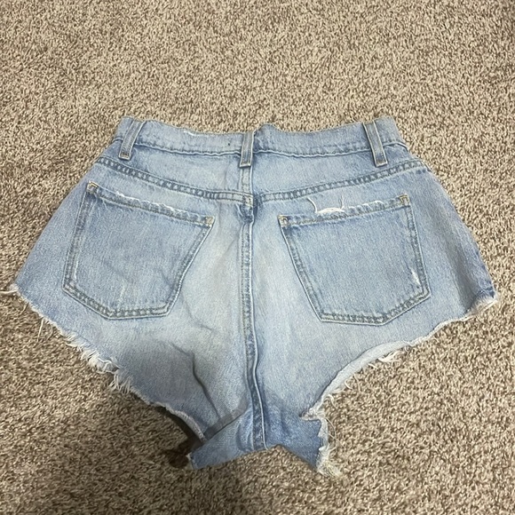 Fashion Nova denim high rise cut off shorts - Picture 3 of 3